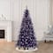 6.5ft. Pre-Lit Fashion Purple Artificial Christmas Tree, Clear Lights
